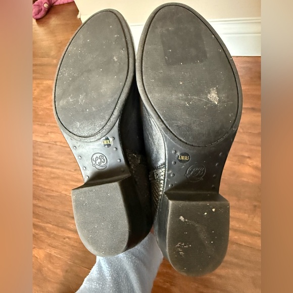 Lucky Brand Black Ankle Boots with Snakeskin Detail-Size 8.5 - Picture 11 of 14
